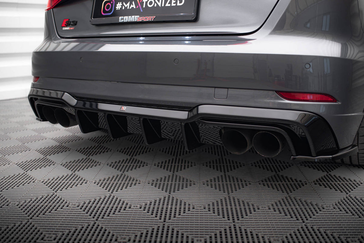 Rear Valance för Audi S3 Sportback 8V Facelift