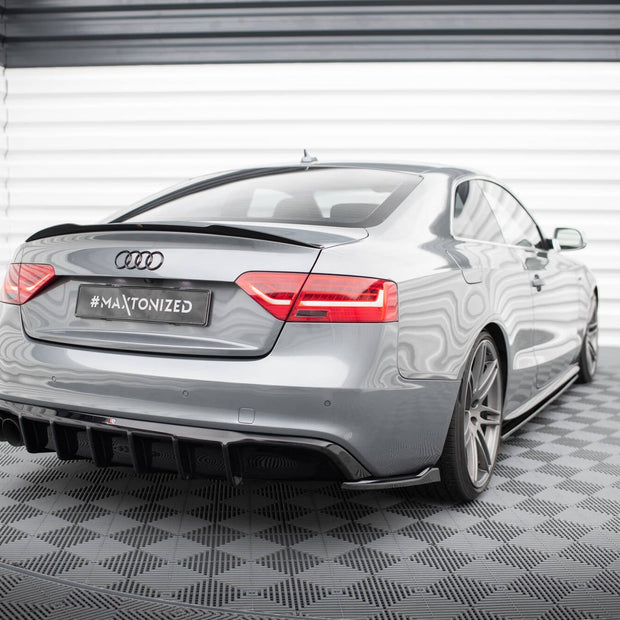 Rear Valance för Audi S5 / A5 S-Line 8T Facelift (Single side dual Exhaust version)