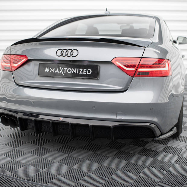 Rear Valance för Audi S5 / A5 S-Line 8T Facelift (Single side dual Exhaust version)