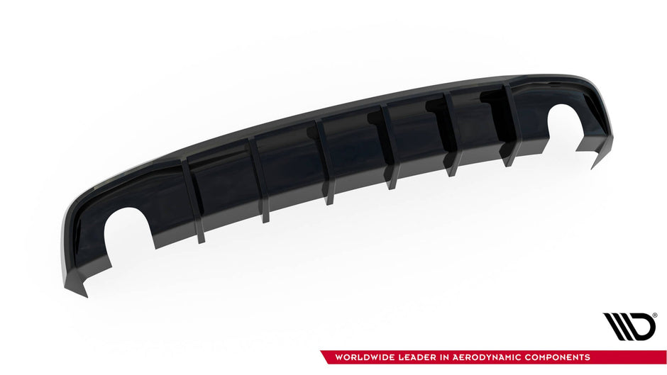 Rear Valance för Audi S5 / A5 S-Line 8T Facelift (Version with single Exhausts on both sides)