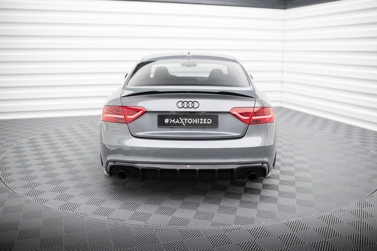 Rear Valance för Audi S5 / A5 S-Line 8T Facelift (Version with single Exhausts on both sides)