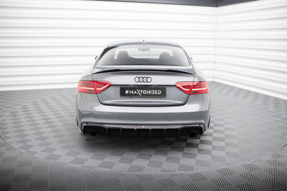 Rear Valance för Audi S5 / A5 S-Line 8T Facelift (Version with single Exhausts on both sides)
