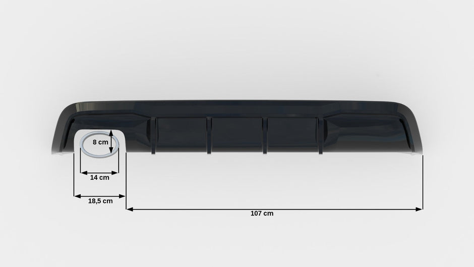 Rear Valance för BMW 1 M-Pack E82