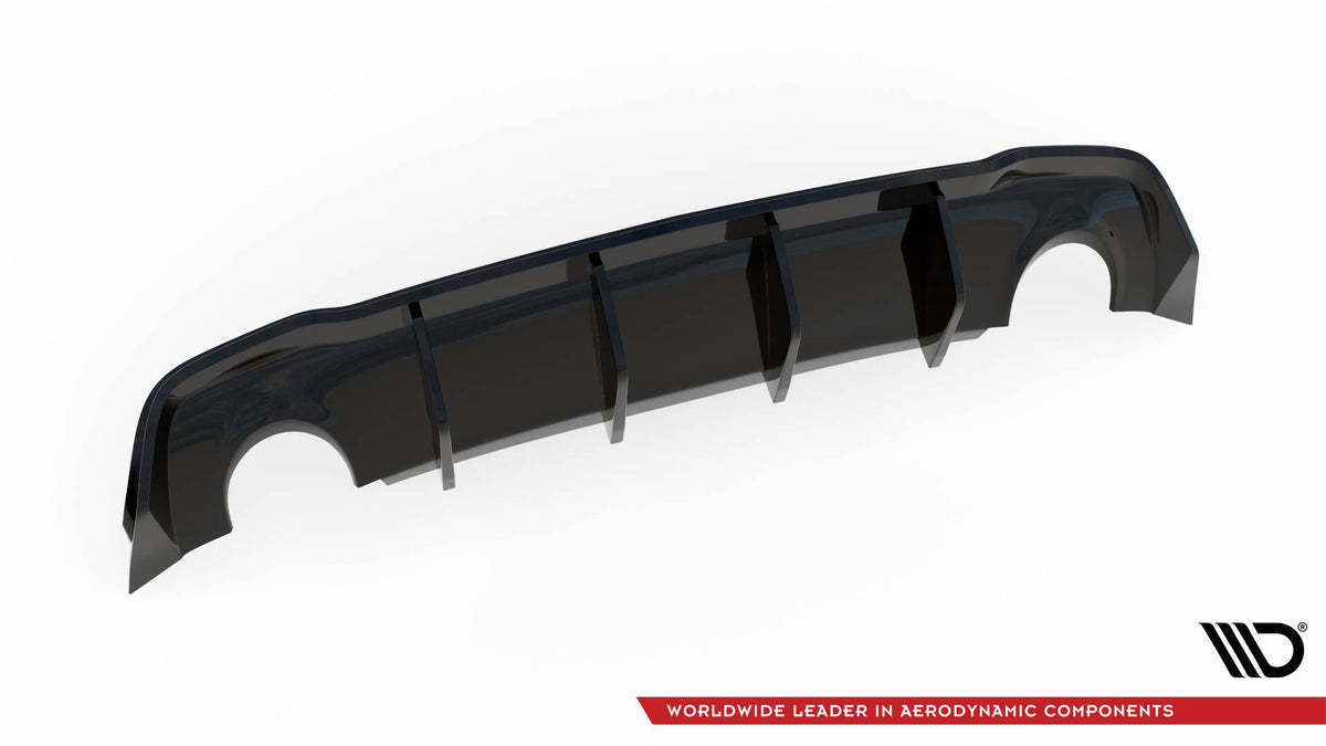Rear Valance för Opel Astra GTC OPC-Line J (Version with single Exhausts on both sides)