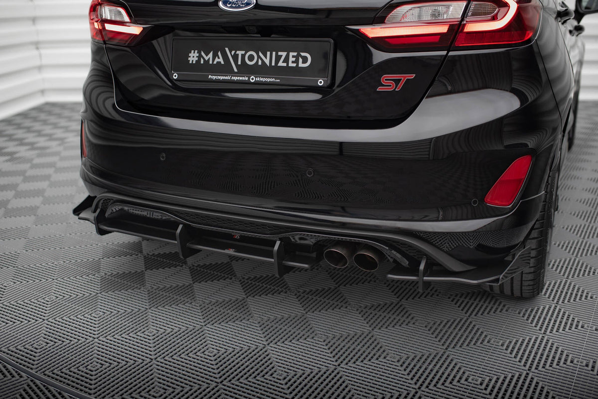 Street Pro Rear Valance + Flaps för Ford Fiesta Mk8 ST