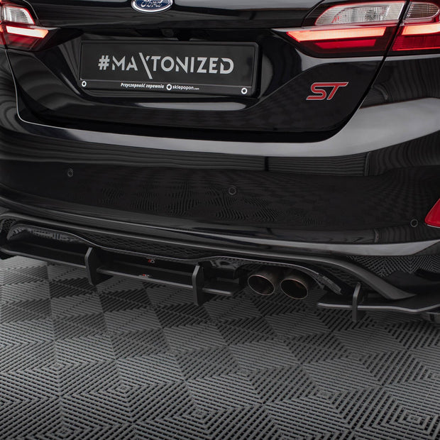 Street Pro Rear Valance + Flaps för Ford Fiesta Mk8 ST