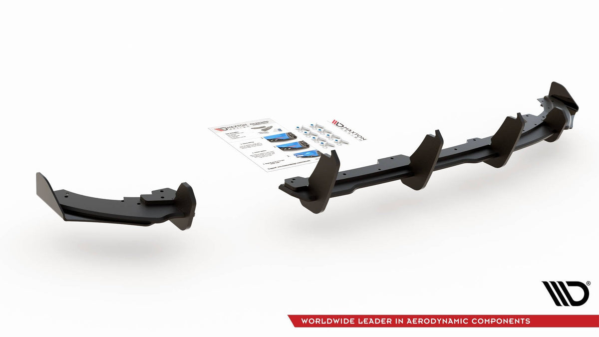 Street Pro Rear Valance + Flaps för Volkswagen Polo GTI Mk6