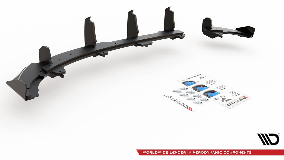 Street Pro Rear Valance + Flaps för Volkswagen Polo GTI Mk6