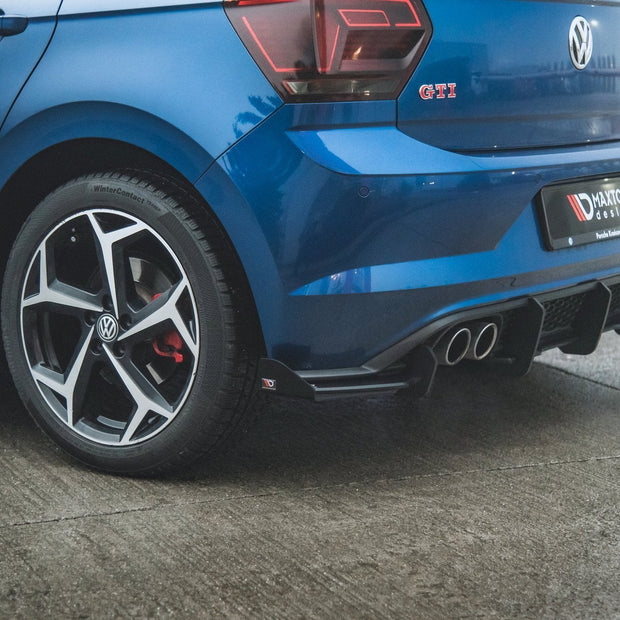 Street Pro Rear Valance + Flaps för Volkswagen Polo GTI Mk6