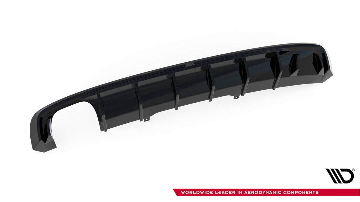 Rear Valance V.1 för Audi A4 S-line B9 (Version with dual Exhaust tips on one side)