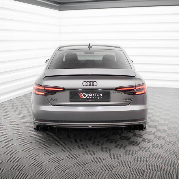 Rear Valance V.1 för Audi A4 S-line B9 (Version with single Exhaust tips on one side)