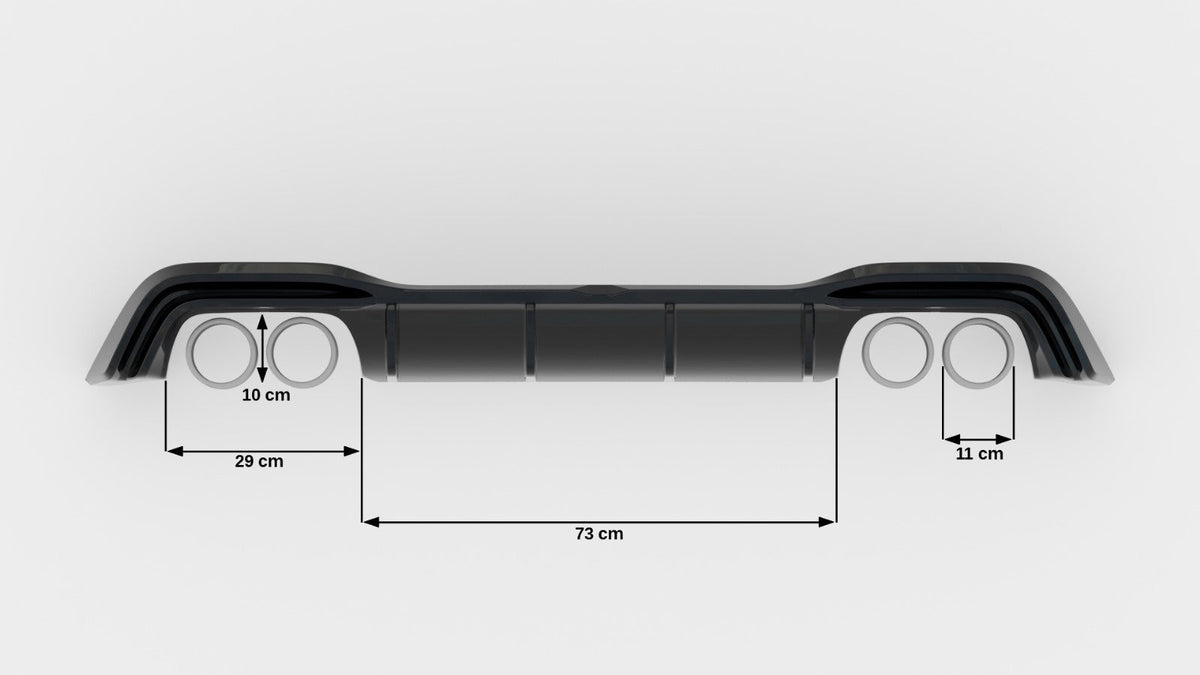Rear Valance V.2 för Volkswagen Golf R Hatchback Mk8