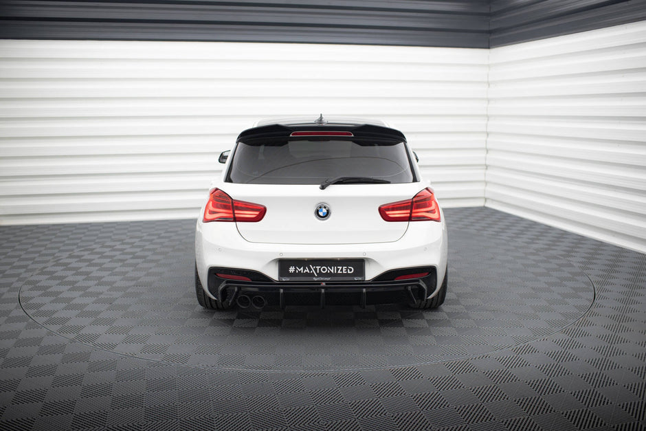 Rear Valance V.3 för BMW 1 M-Pack F20 Facelift (Single side dual Exhaust version)