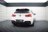 Rear Valance V.3 för BMW 1 M-Pack F20 Facelift (Single side dual Exhaust version)