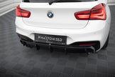 Rear Valance V.3 för BMW 1 M-Pack F20 Facelift (Single side dual Exhaust version)