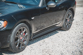 Sidokjolar Diffusers för Abarth 124 Spider