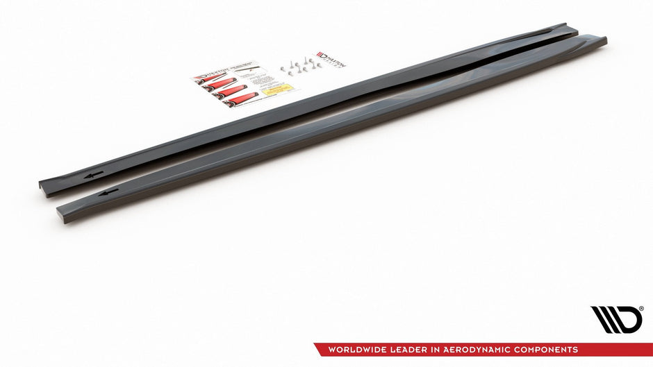 Sidokjolar Diffusers för Abarth 124 Spider