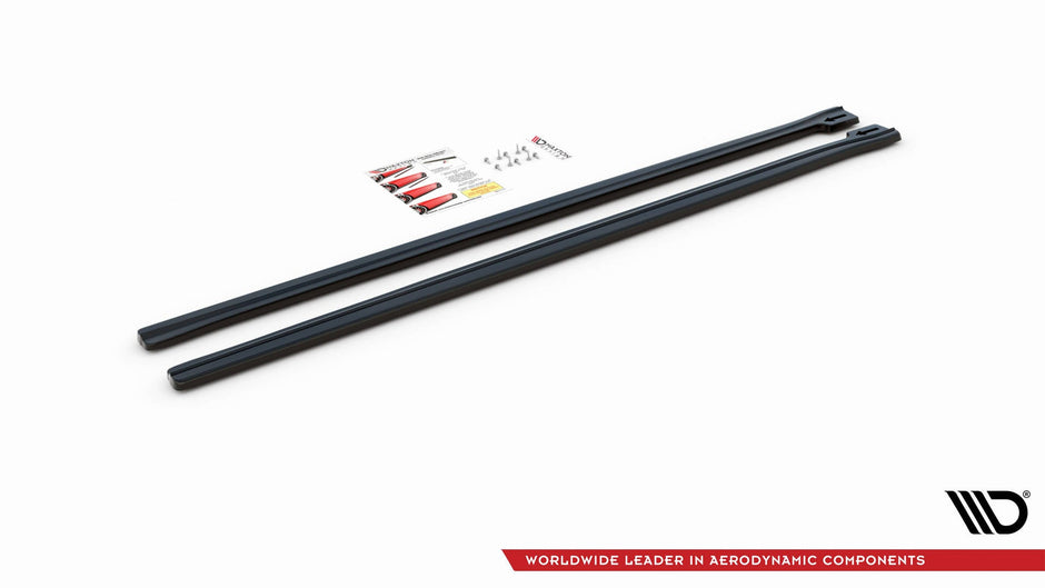 Sidokjolar Diffusers för Abarth 595 Mk1 Facelift