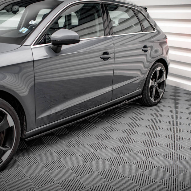 Sidokjolar Diffusers för Audi A3 Sportback 8V