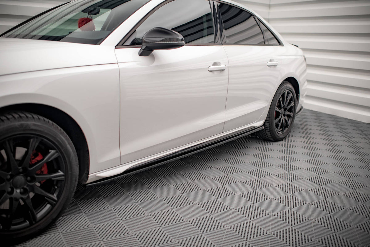 Sidokjolar Diffusers för Audi A4 Sedan / Avant B9 Facelift