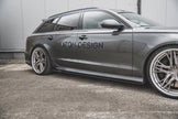 Sidokjolar Diffusers för Audi A6 / A6 C7 S-line/ S6 C7 Facelift