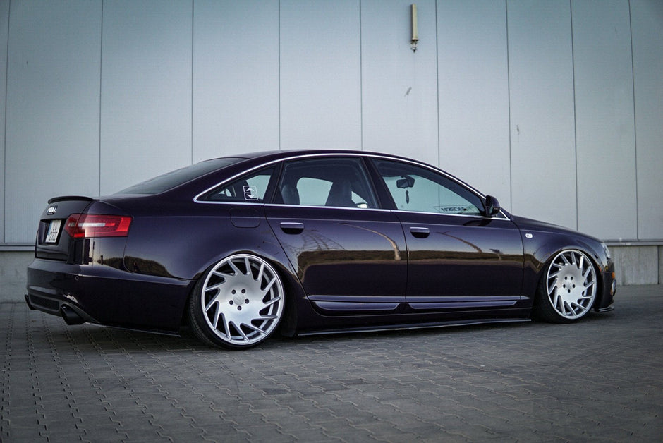 Side Skrits Diffusers för Audi A6 S-Line C6 / C6 Facelift