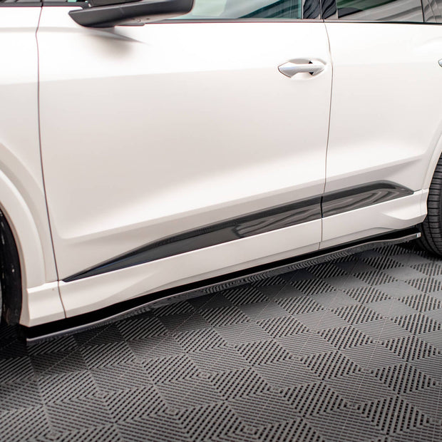 Sidokjolar Diffusers för Audi Q4 e-tron Sportback S-line Mk1