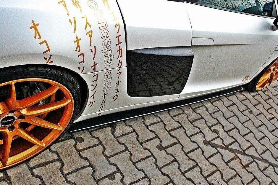 Sidokjolar Diffusers för Audi R8 Mk.1