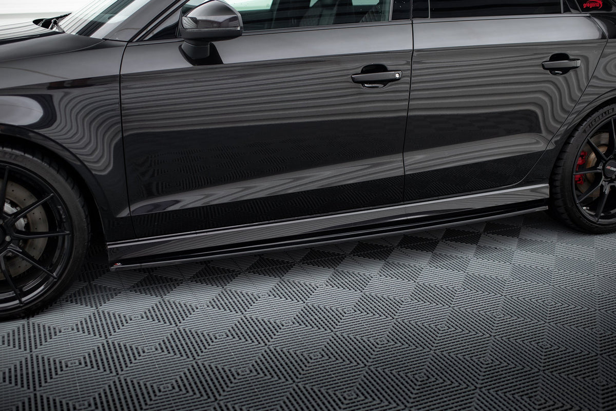 Sidokjolar Diffusers för Audi RS3 Sedan 8V Facelift