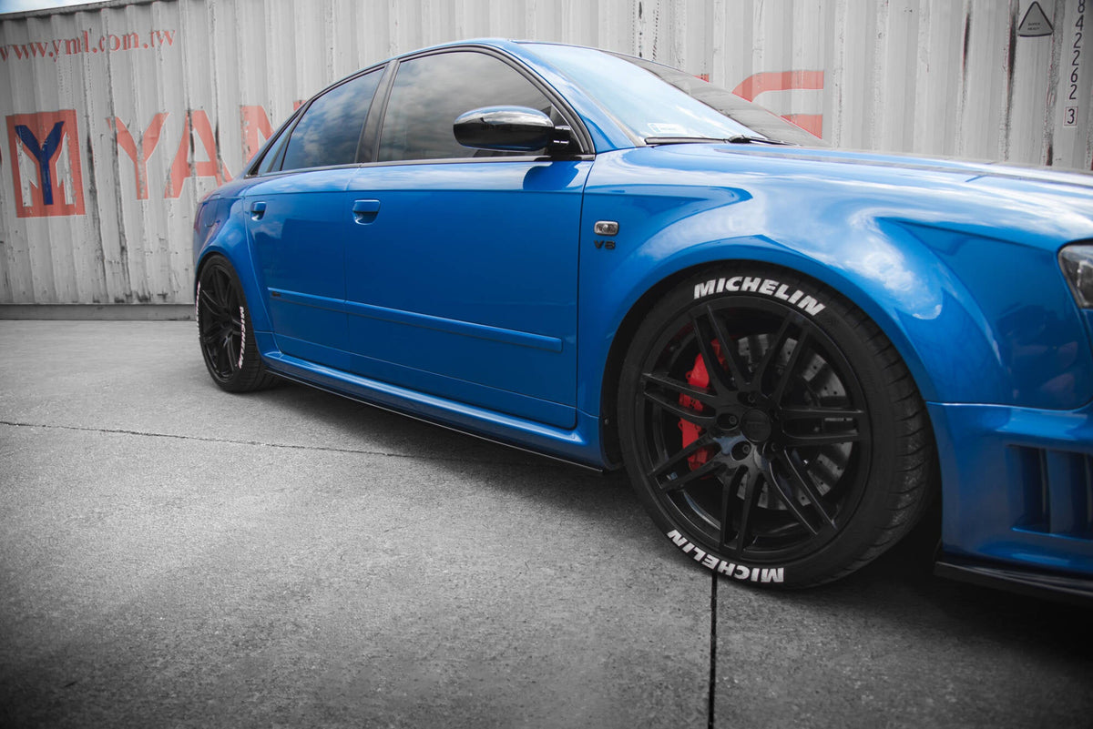 Sidokjolar Diffusers för Audi RS4 B7