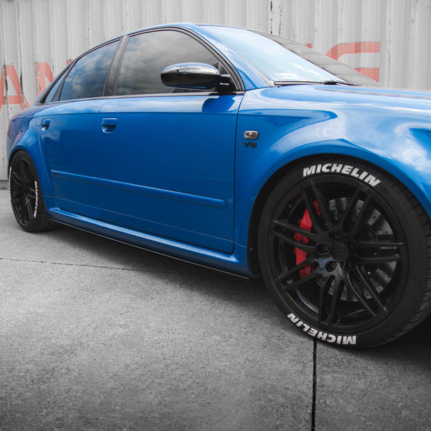 Sidokjolar Diffusers för Audi RS4 B7