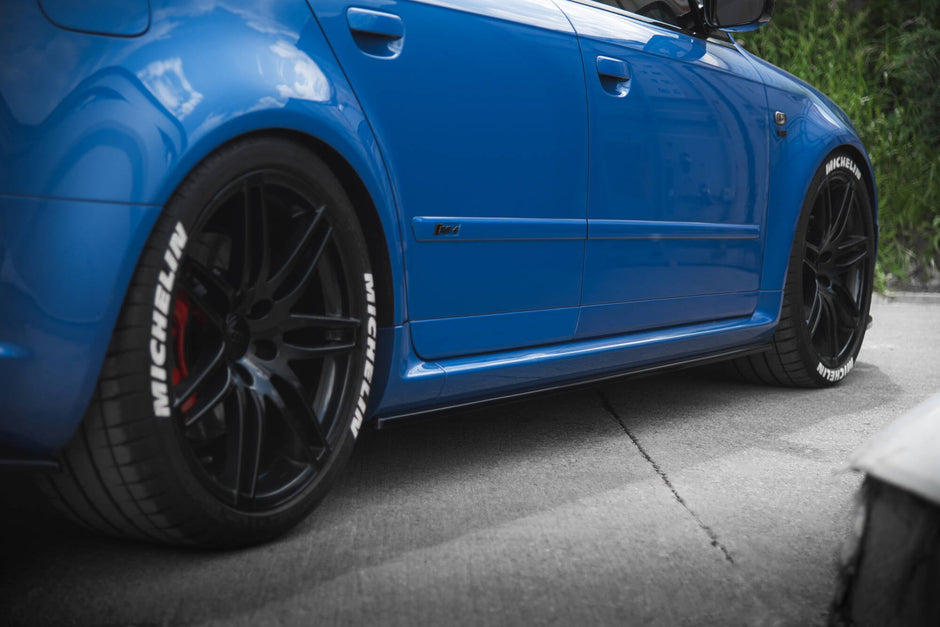 Sidokjolar Diffusers för Audi RS4 B7