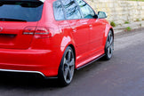 Sidokjolar Diffusers för Audi S3 8P / S3 8P Facelift / RS3 8P
