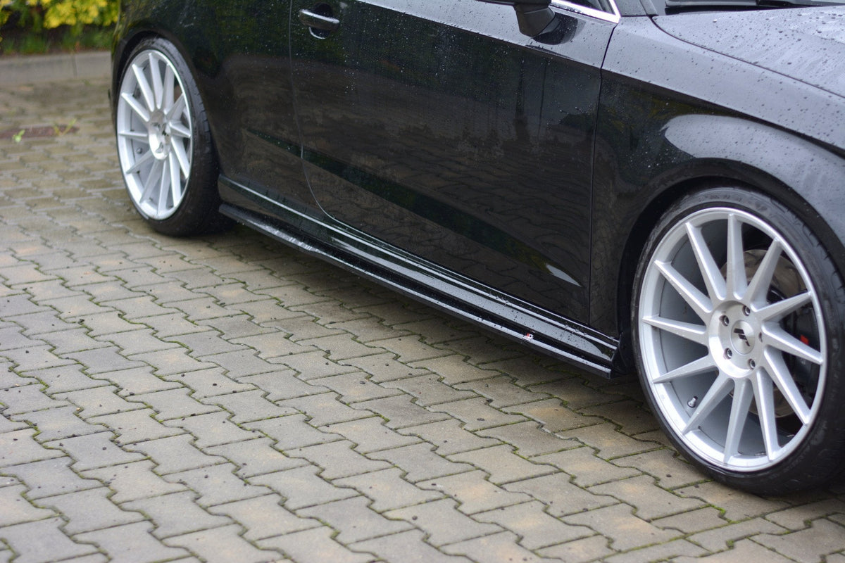 Sidokjolar Diffusers för Audi S3/A3 S-Line Hatchback 8V/8V Facelift