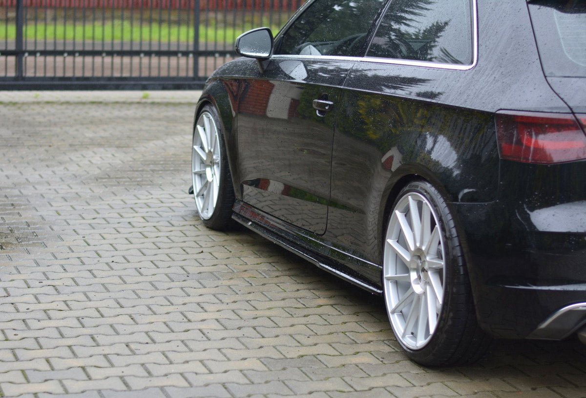 Sidokjolar Diffusers för Audi S3/A3 S-Line Hatchback 8V/8V Facelift
