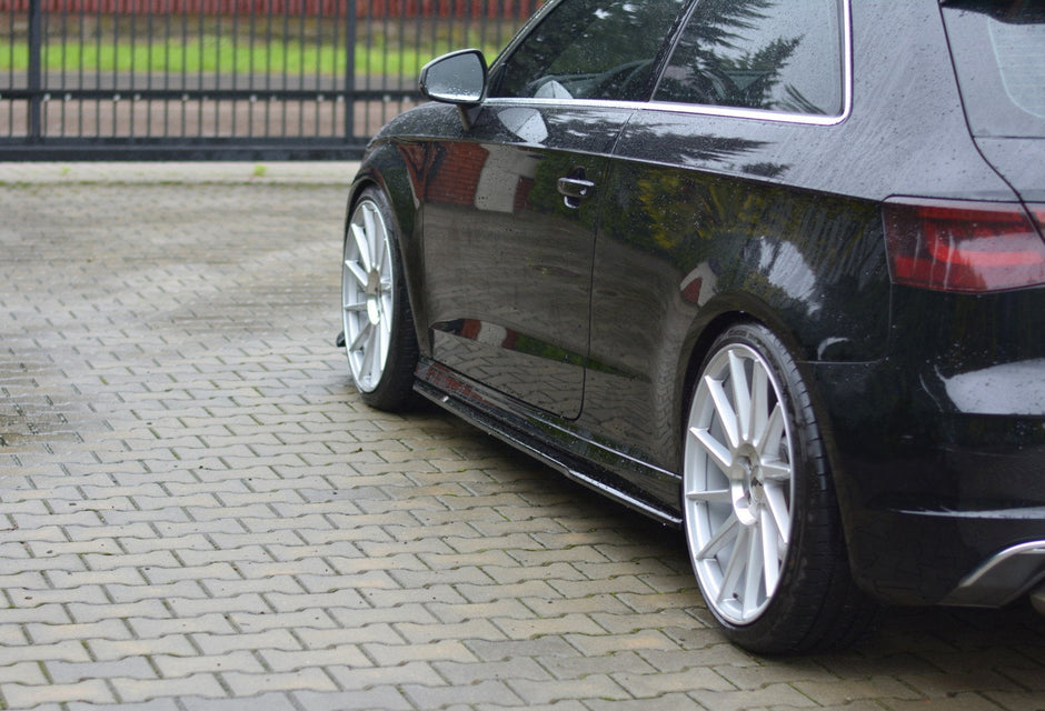 Sidokjolar Diffusers för Audi S3/A3 S-Line Hatchback 8V/8V Facelift