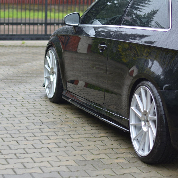 Sidokjolar Diffusers för Audi S3/A3 S-Line Hatchback 8V/8V Facelift