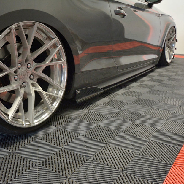 Sidokjolar Diffusers för Audi S5 / A5 S-Line F5 Coupe