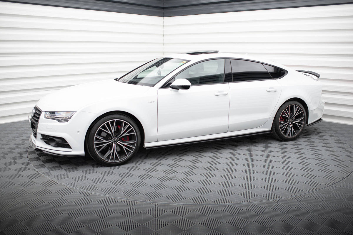 Sidokjolar Diffusers för Audi S7 / A7 S-Line C7 Facelift