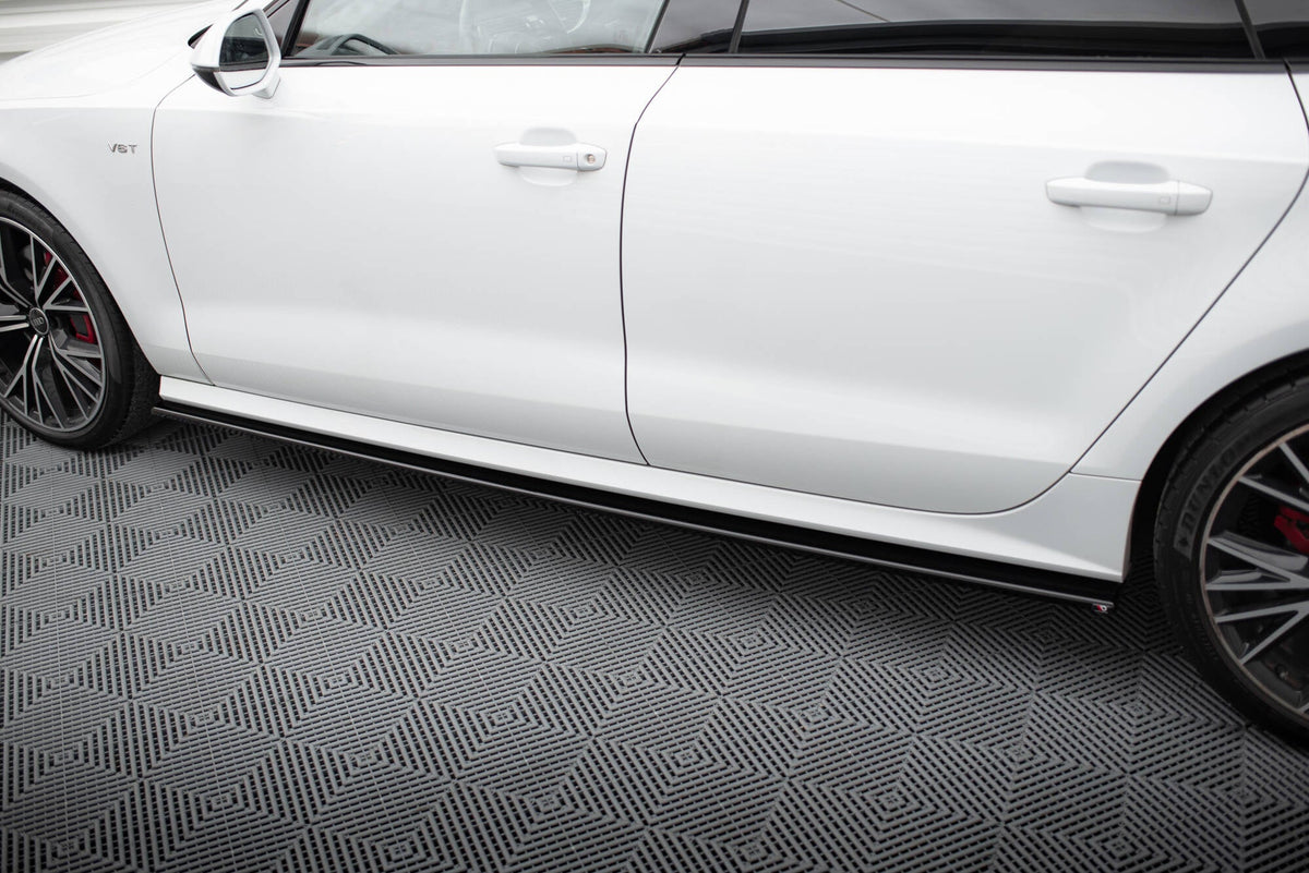 Sidokjolar Diffusers för Audi S7 / A7 S-Line C7 Facelift