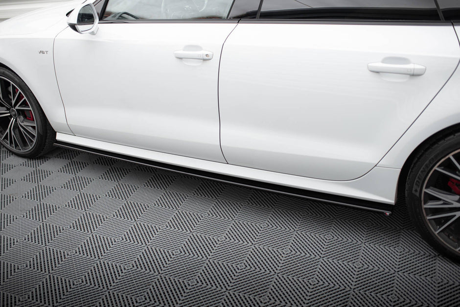 Sidokjolar Diffusers för Audi S7 / A7 S-Line C7 Facelift