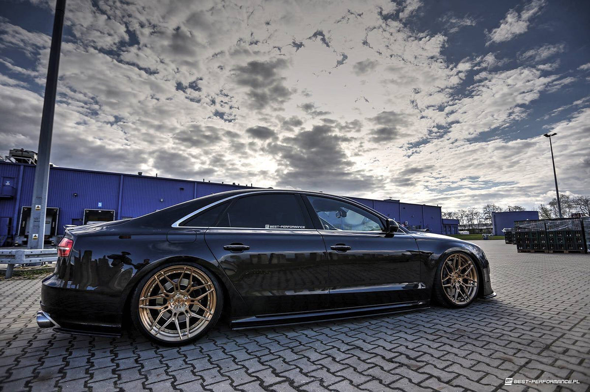 Sidokjolar Diffusers för Audi S8 D4 Facelift