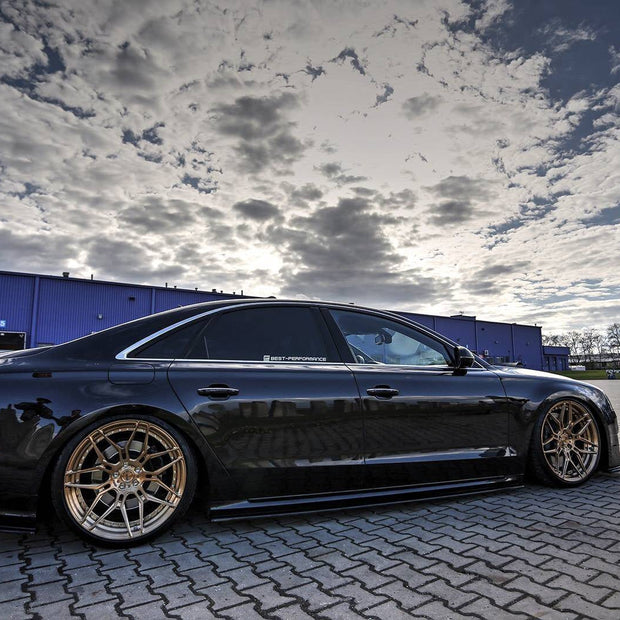 Sidokjolar Diffusers för Audi S8 D4 Facelift