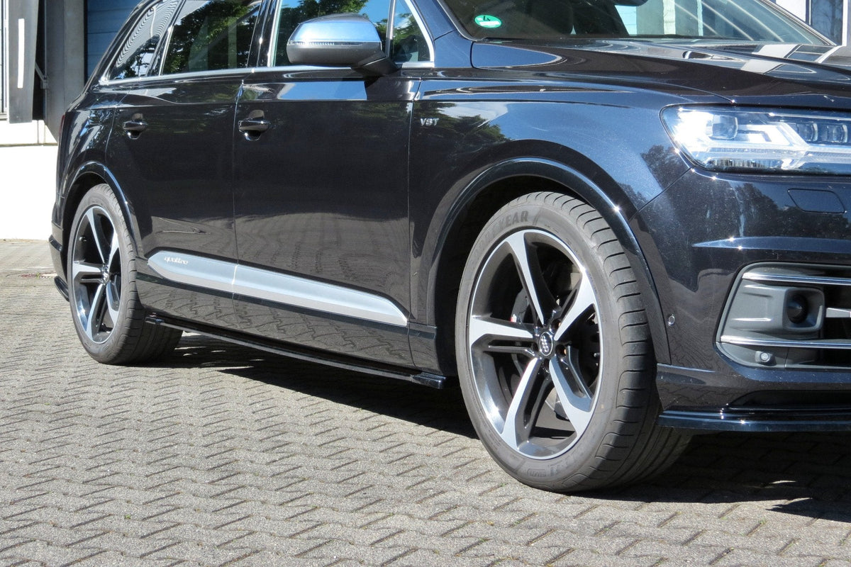 Sidokjolar Splitters för Audi SQ7 / Q7 S-Line Mk.2