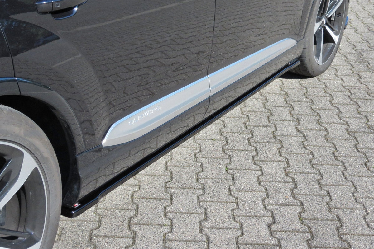 Sidokjolar Splitters för Audi SQ7 / Q7 S-Line Mk.2
