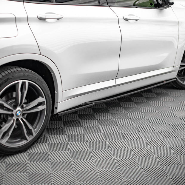Sidokjolar Diffusers för BMW X1 M-Pack F48 / F48 Facelift