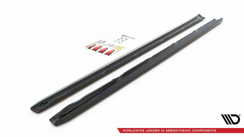 Sidokjolar Diffusers för Bentley Continental GT V8 S Mk2