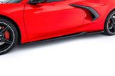 Sidokjolar Diffusers för Chevrolet Corvette C8
