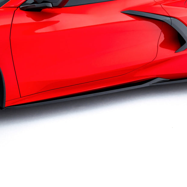 Sidokjolar Diffusers för Chevrolet Corvette C8