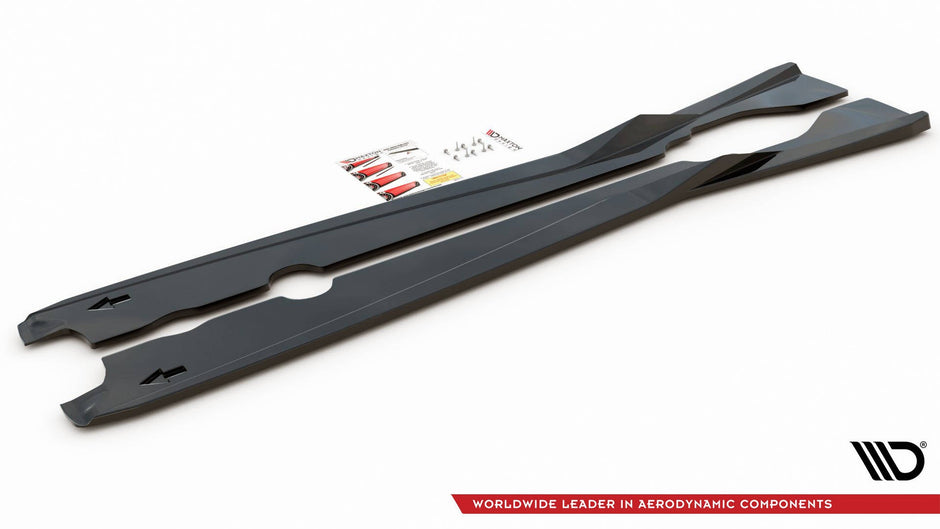 Sidokjolar Diffusers för Chevrolet Corvette C8